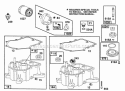 Sump BasesOil Pump Diagram and Parts List for 402707-1116-01  Briggs and Stratton Engine